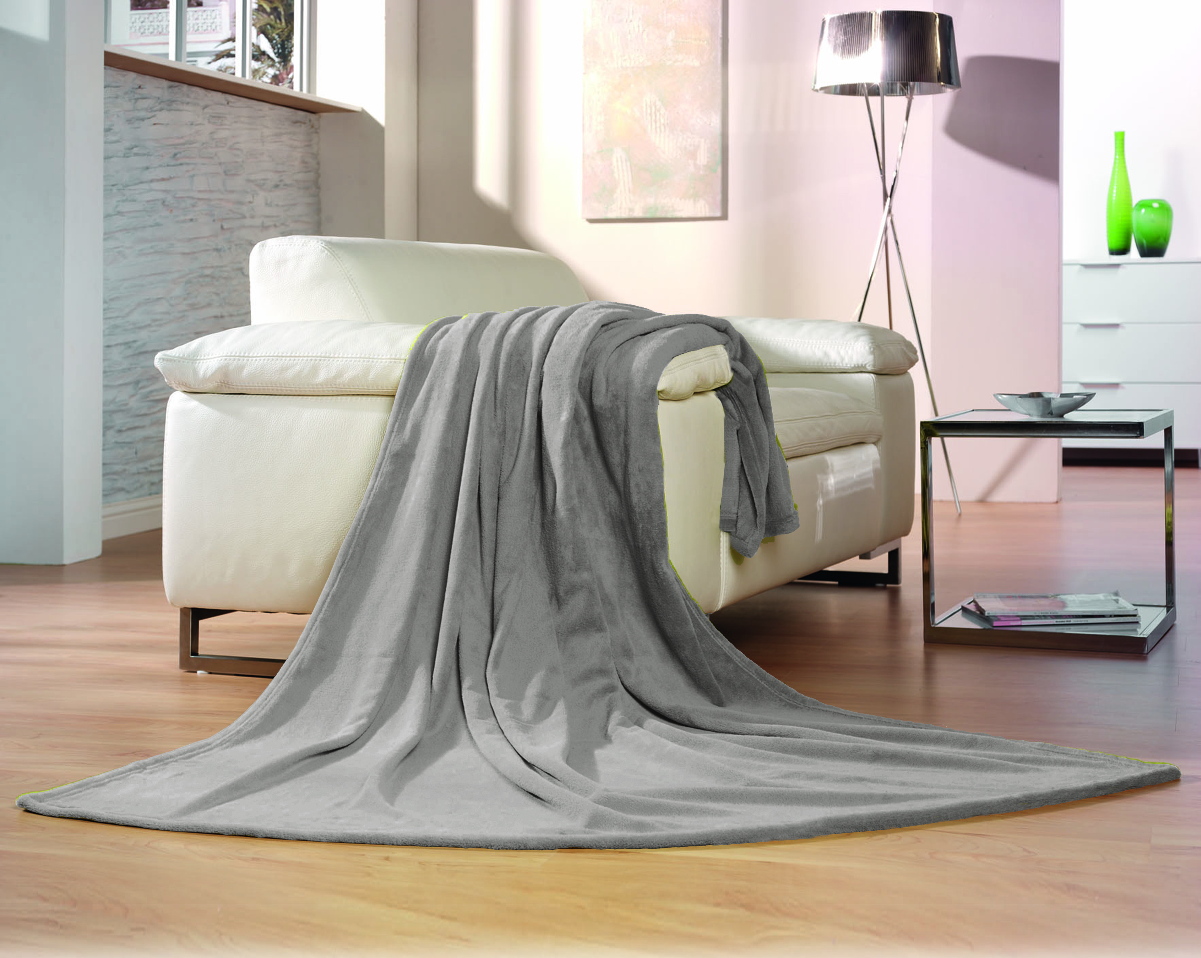 Blankets Premium silver grey