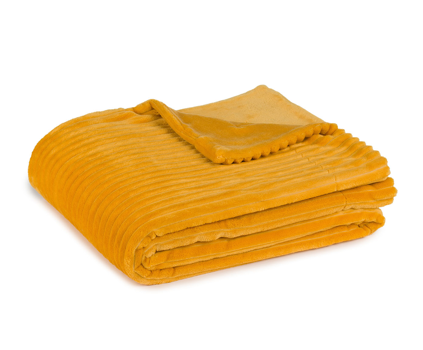 Blankets Cord Optik 150x200 mustard