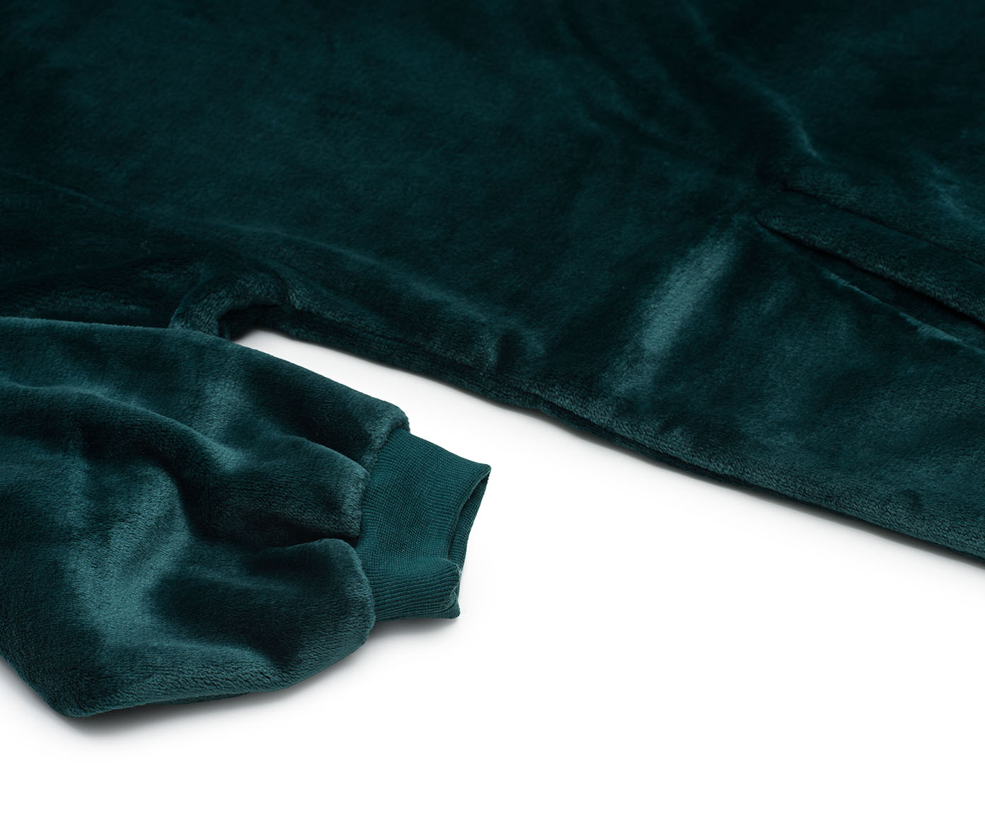 Hoodiedecke mit Kapuze dunkelgrün