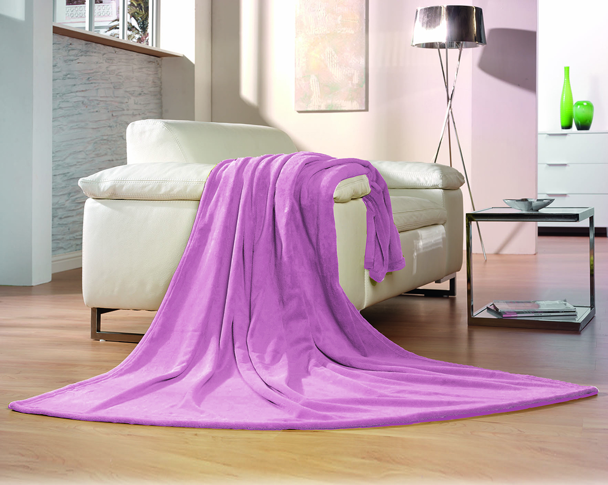 Plaids Premium vieux rose