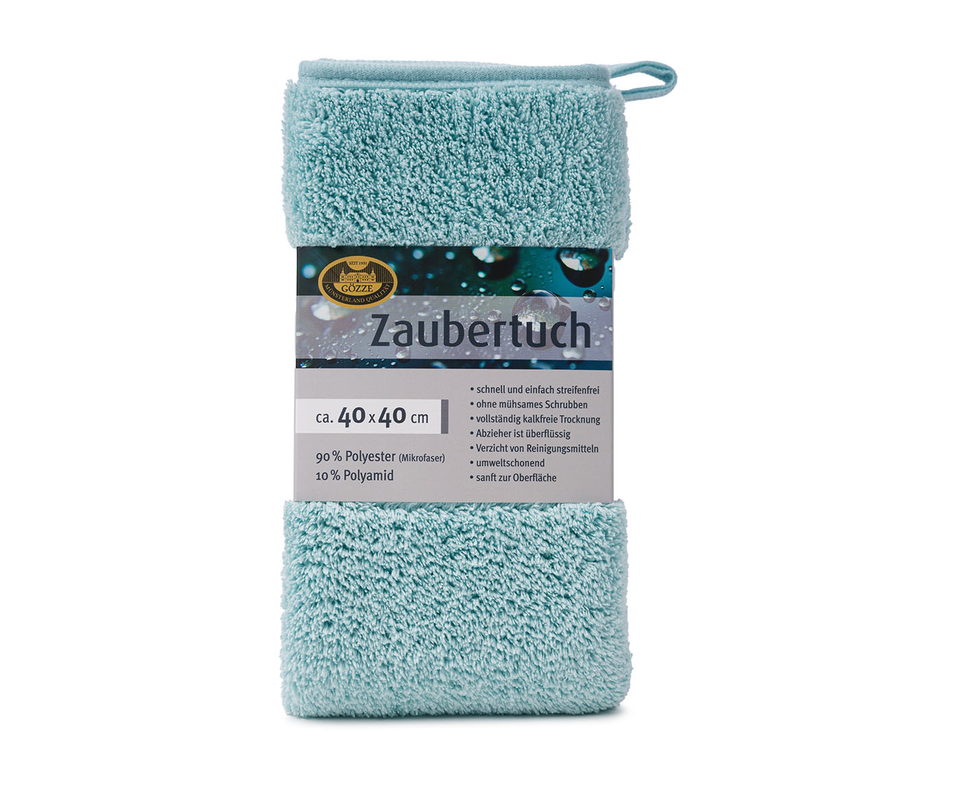 Chiffon de polissage 40x40 menthe